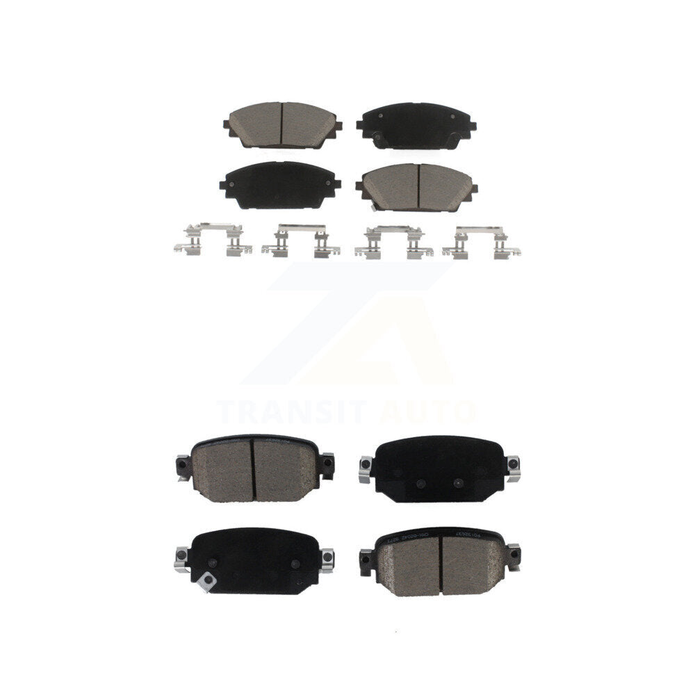 Ceramic Brake Pads Front Rear Kit For 2019-2022 Mazda CX-3