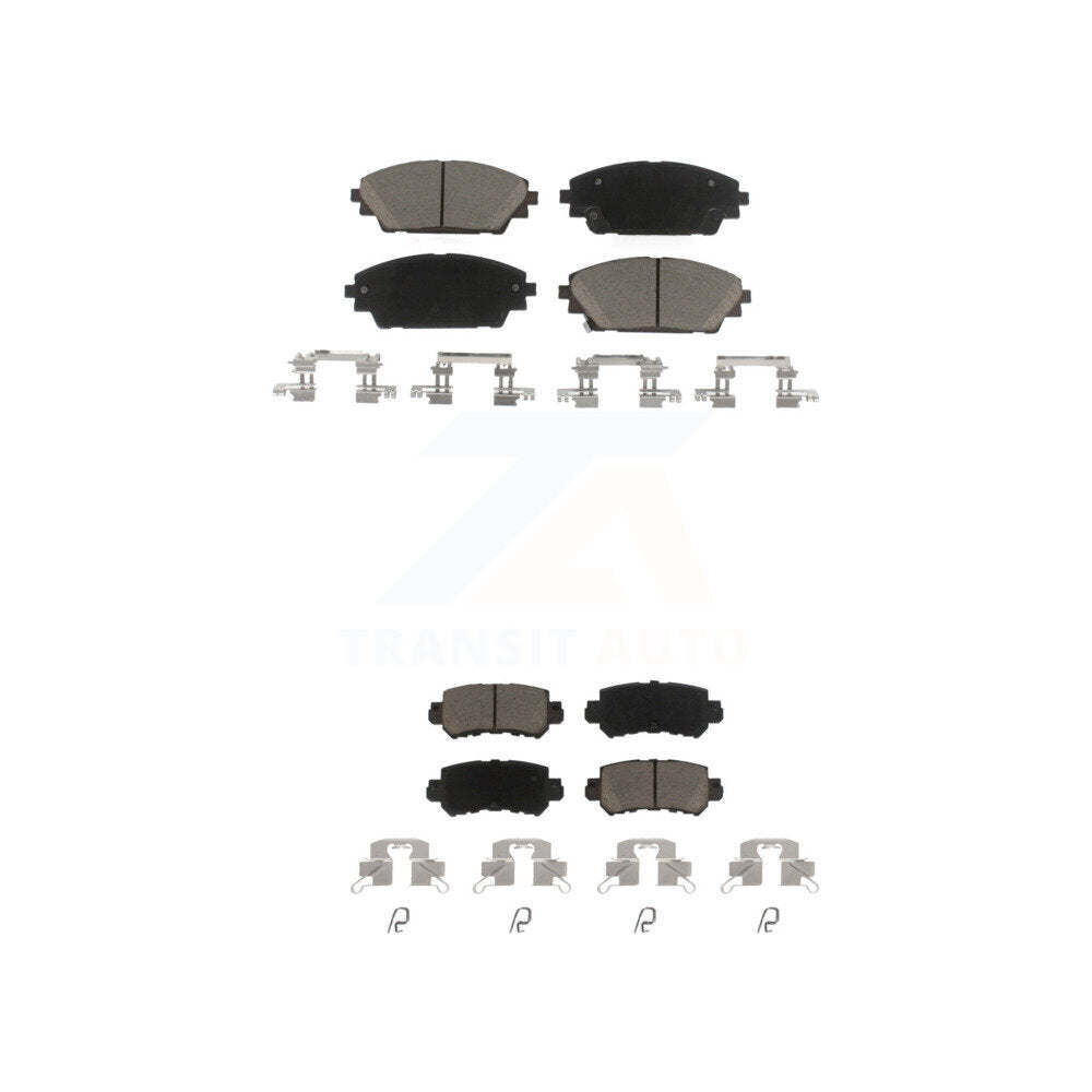 Ceramic Brake Pads Front Rear Kit For 2016-2018 Mazda CX-3