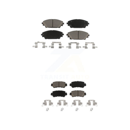Ceramic Brake Pads Front Rear Kit For 2016-2018 Mazda CX-3