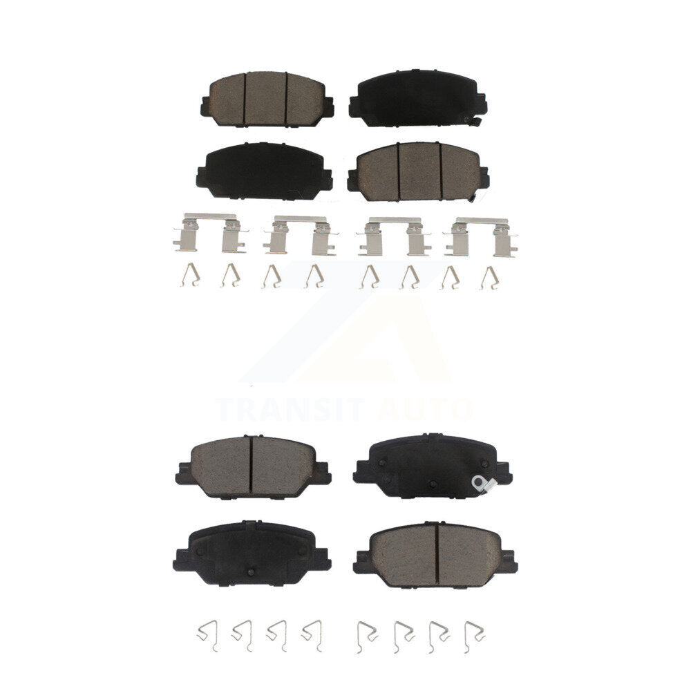 Ceramic Brake Pads Front Rear Kit For Honda CR-V