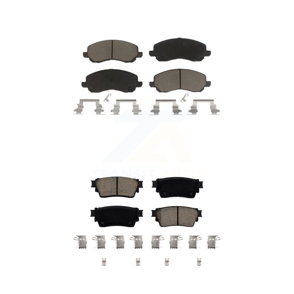 Ceramic Brake Pads Front Rear Kit For Mitsubishi Outlander