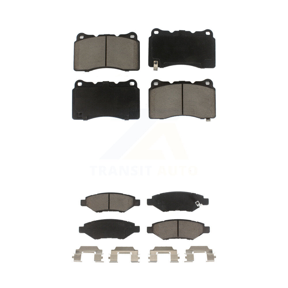 Ceramic Brake Pads Front Rear Kit For Cadillac CTS With Brembo Calipers