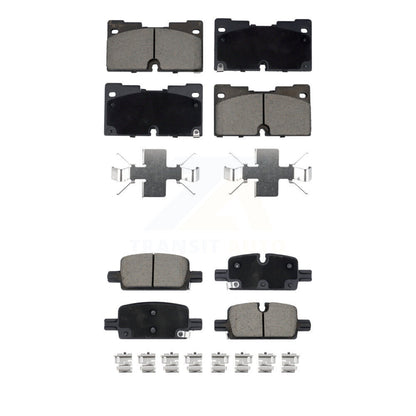 Ceramic Brake Pads Front Rear Kit For GMC Chevrolet Silverado 1500 Sierra Yukon