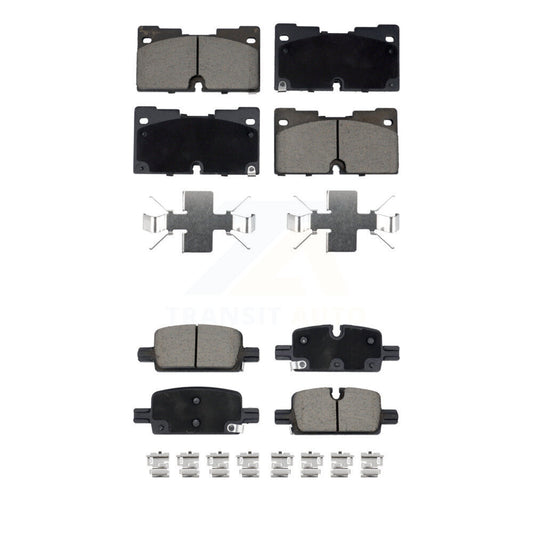 Ceramic Brake Pads Front Rear Kit For GMC Chevrolet Silverado 1500 Sierra Yukon