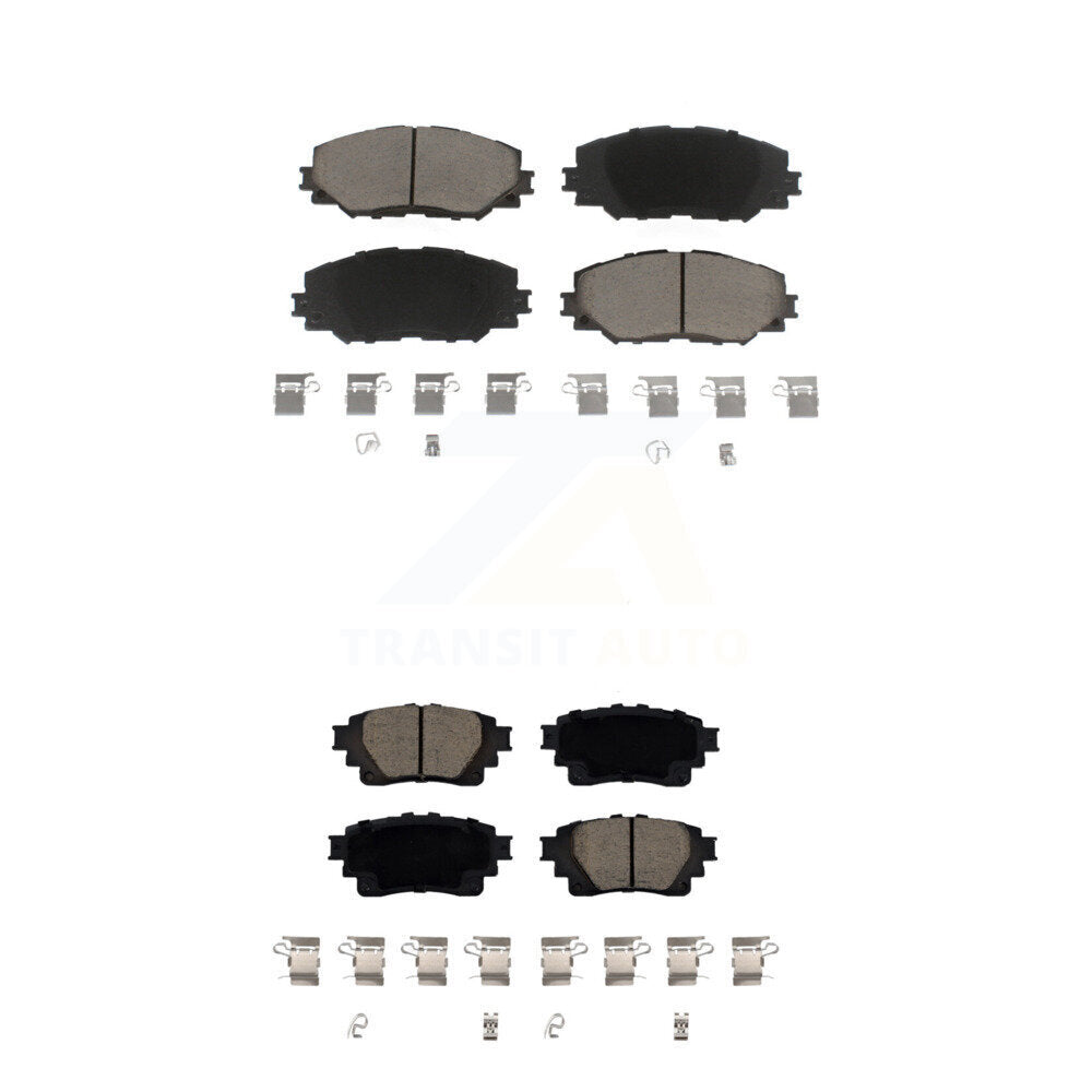 Ceramic Brake Pads Front Rear Kit For Toyota Corolla With Electric Parking