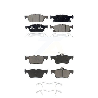 Ceramic Brake Pads Front Rear Kit For Ford Edge Lincoln Nautilus