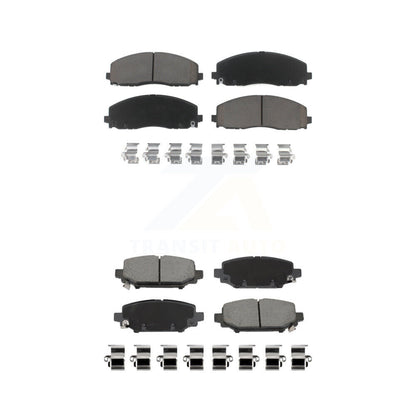 Ceramic Brake Pads Front Rear Kit For Jeep Wrangler