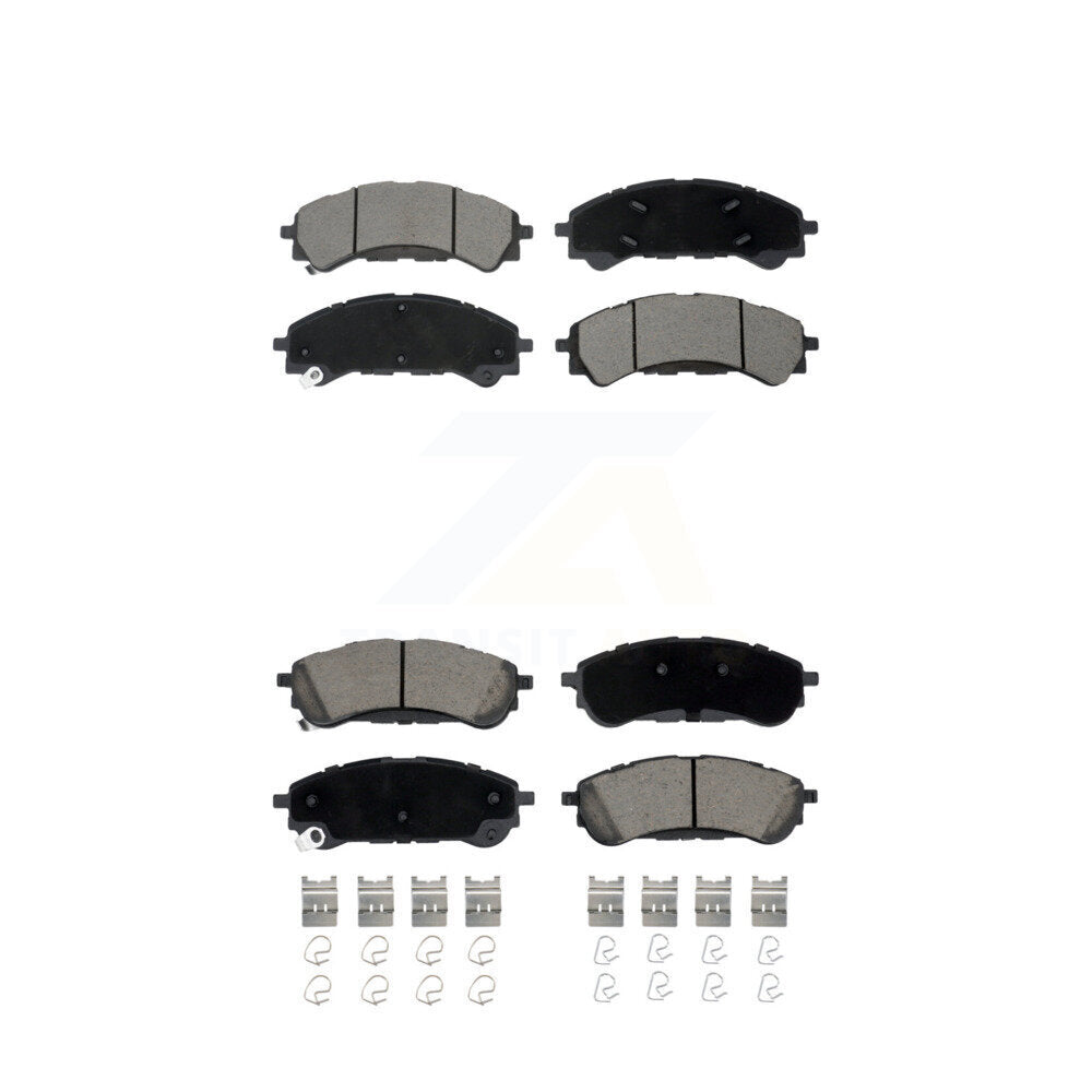 Ceramic Brake Pads Front Rear Kit For 2019-2023 Ford Ranger