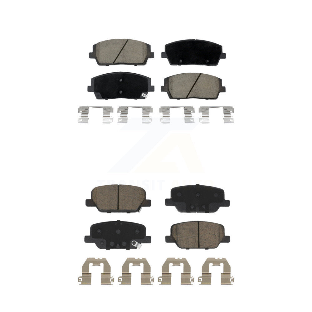 Ceramic Brake Pads Front Rear Kit For Hyundai Palisade Kia Telluride