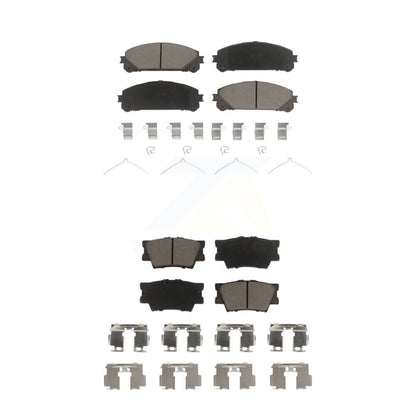 Ceramic Brake Pad Front Rear Kit For 2022 Toyota Camry With Manual Parking