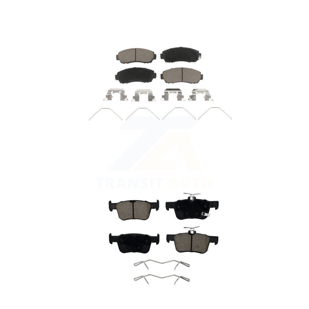 Ceramic Brake Pads Front Rear Kit For Acura RDX TLX