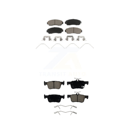 Ceramic Brake Pads Front Rear Kit For Acura RDX TLX