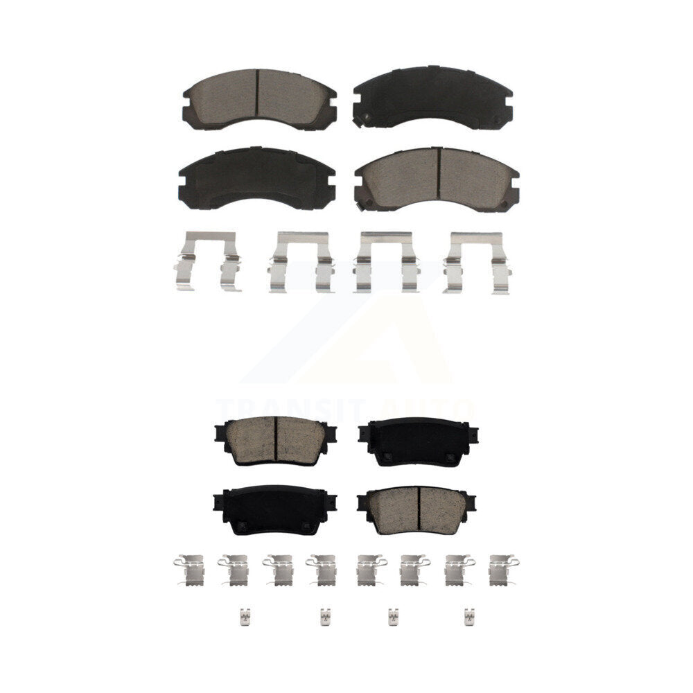 Ceramic Brake Pads Front Rear Kit For Mitsubishi Outlander PHEV