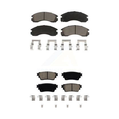 Ceramic Brake Pads Front Rear Kit For Mitsubishi Outlander PHEV