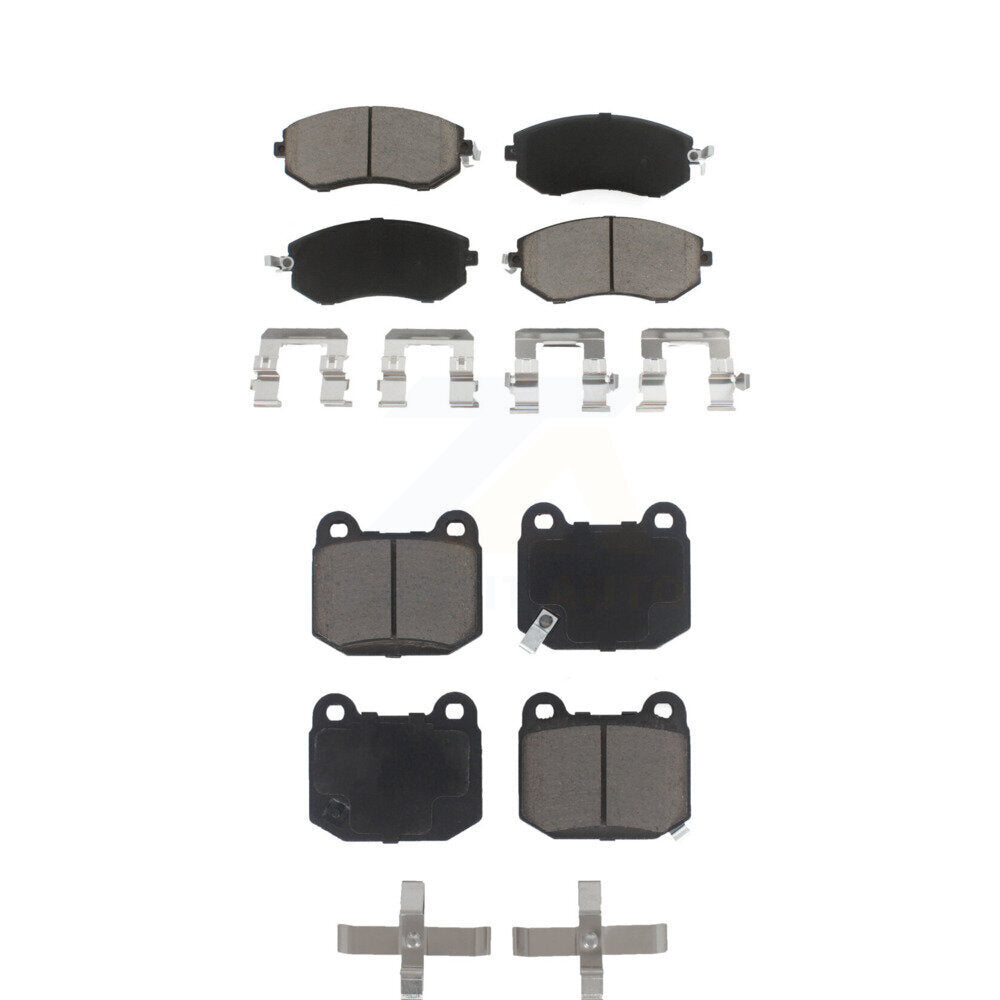 Ceramic Brake Pads Front Rear Kit For 2017 Subaru BRZ Without Brembo Brakes