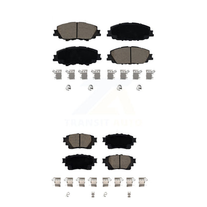 Ceramic Brake Pads Front Rear Kit For Toyota Corolla