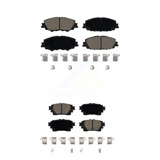 Ceramic Brake Pads Front Rear Kit For Toyota Corolla