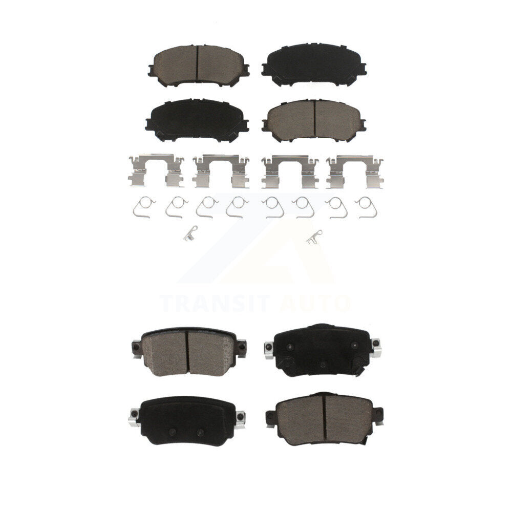 Ceramic Brake Pads Front Rear Kit For Nissan Rogue Sport Qashqai