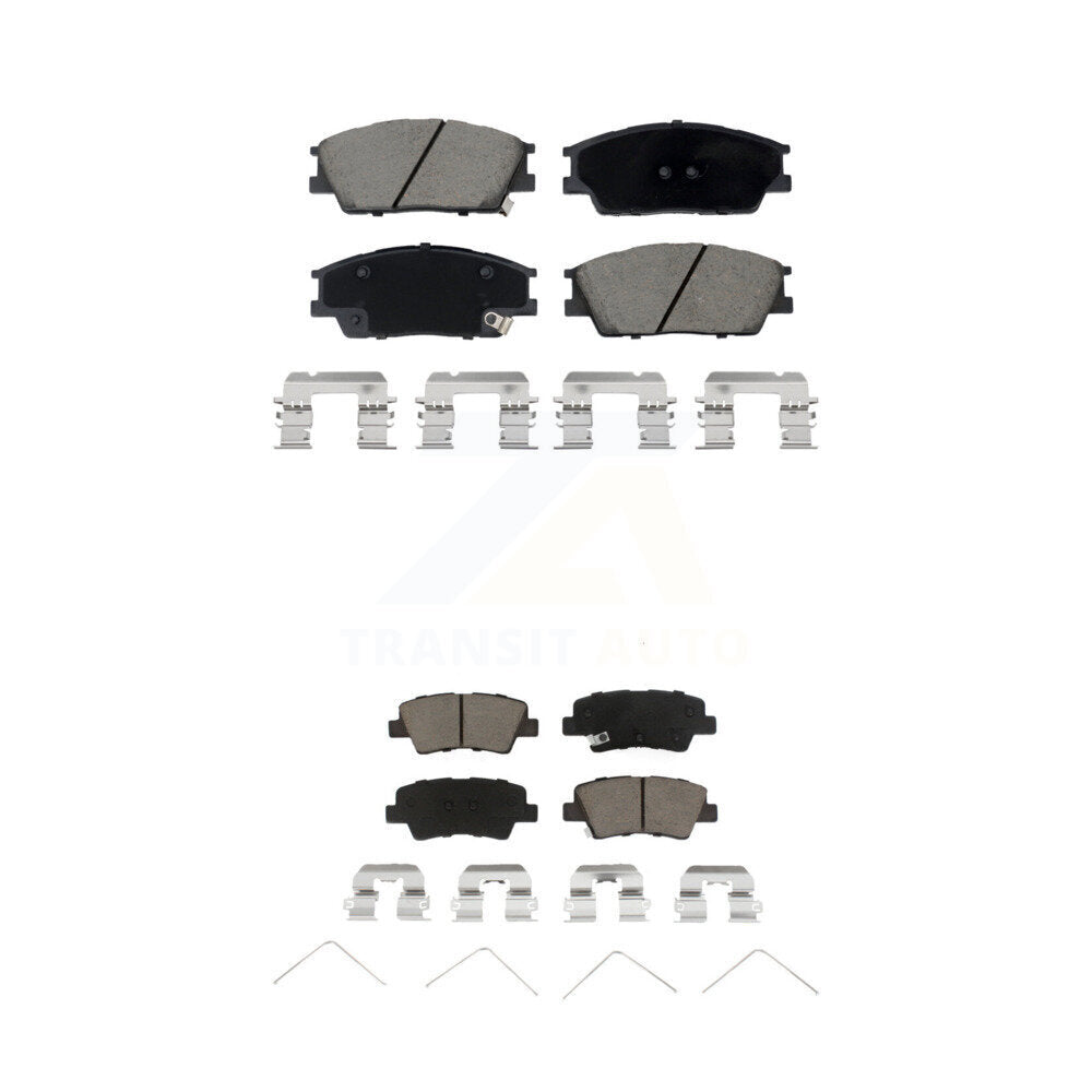 Ceramic Brake Pads Front Rear Kit For Hyundai Venue Kia Soul