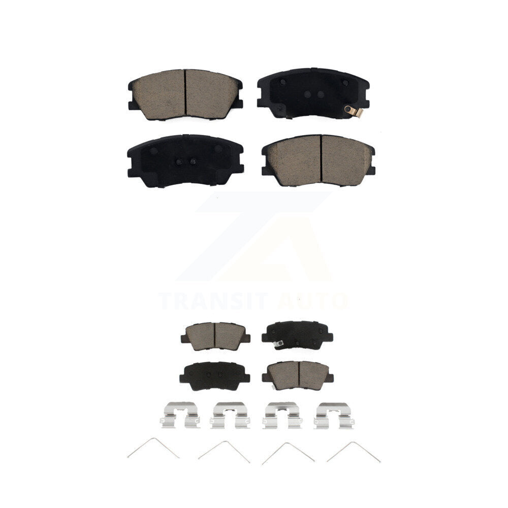 Ceramic Brake Pads Front Rear Kit For 2020-2022 Kia Soul Turbocharged