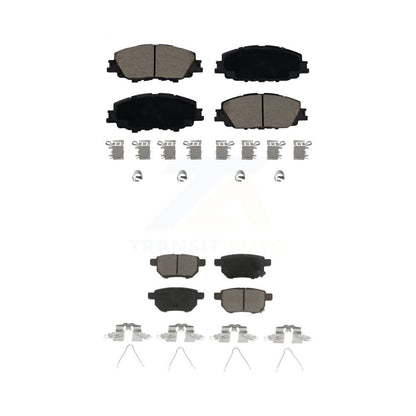 Ceramic Brake Pads Front Rear Kit For Toyota Corolla Prius Prime