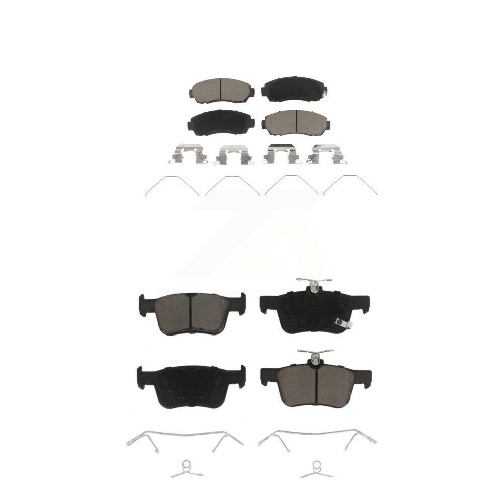 Ceramic Brake Pads Front Rear Kit For 2019-2021 Acura RDX