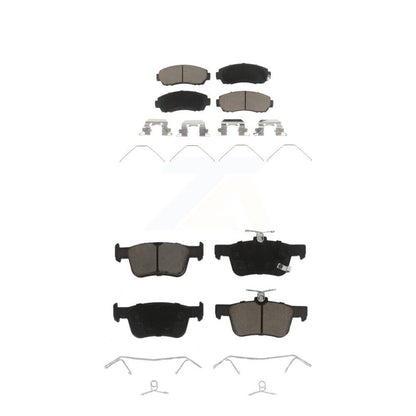 Ceramic Brake Pads Front Rear Kit For 2019-2021 Acura RDX