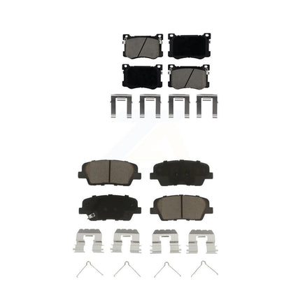 Ceramic Brake Pads Front Rear Kit For 2018-2020 Genesis G80 3.3L