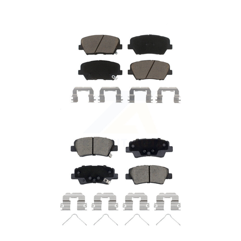 Ceramic Brake Pads Front Rear Kit For 2019-2022 Hyundai Nexo