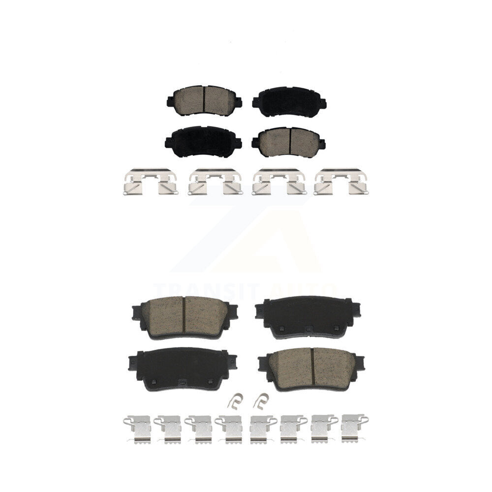 Ceramic Brake Pads Front Rear Kit For 2021-2023 Nissan Kicks Drum rear brakes