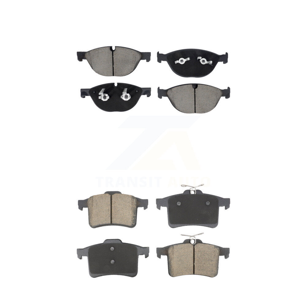 Ceramic Brake Pads Front Rear Kit For Jaguar XF XJ XKR XFR XKR-S XFR-S XJR