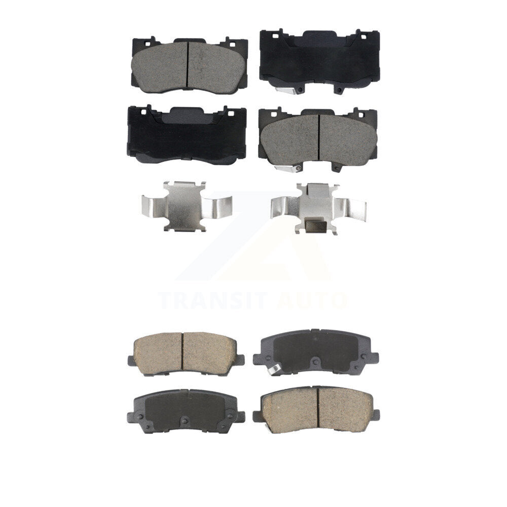 Ceramic Brake Pads Front Rear Kit For Ford Mustang