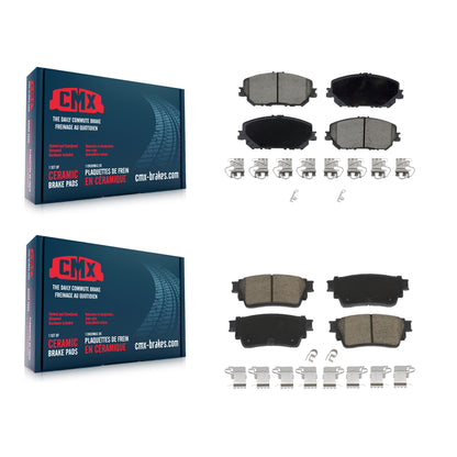 Ceramic Brake Pads Front Rear Kit For Nissan Rogue