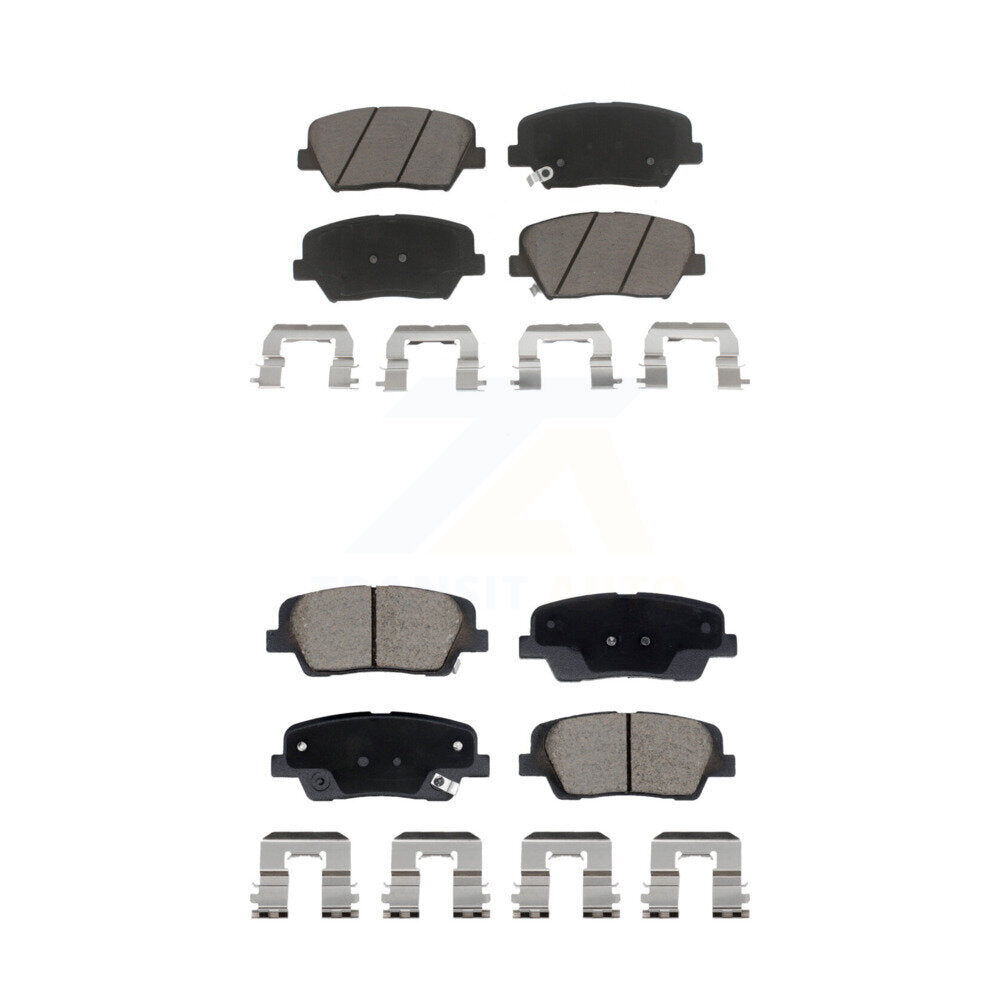 Ceramic Brake Pads Front Rear Kit For Hyundai Santa Fe Sport Kia Sorento