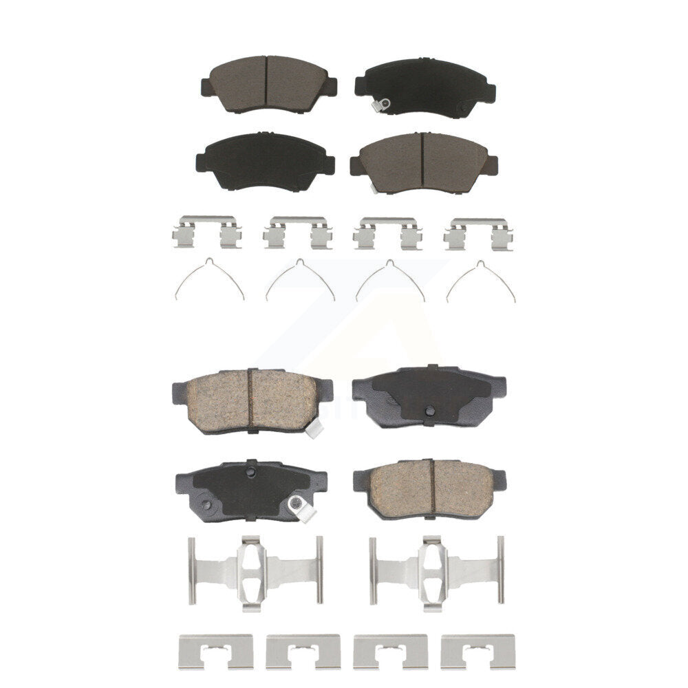Ceramic Brake Pads Front Rear Kit For Honda Fit Civic del Sol