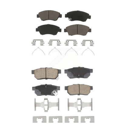 Ceramic Brake Pads Front Rear Kit For Honda Fit Civic del Sol