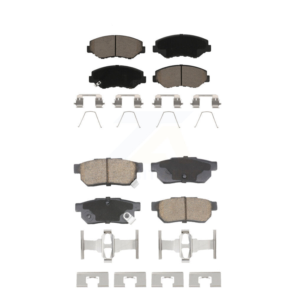 Ceramic Brake Pads Front Rear Kit For Honda Fit Vehicles Manufactured In Mexico