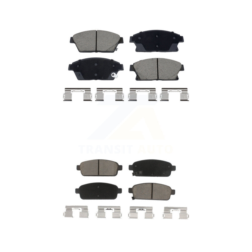 Ceramic Brake Pads Front Rear Kit For Chevrolet Cruze Buick Trax Verano Encore
