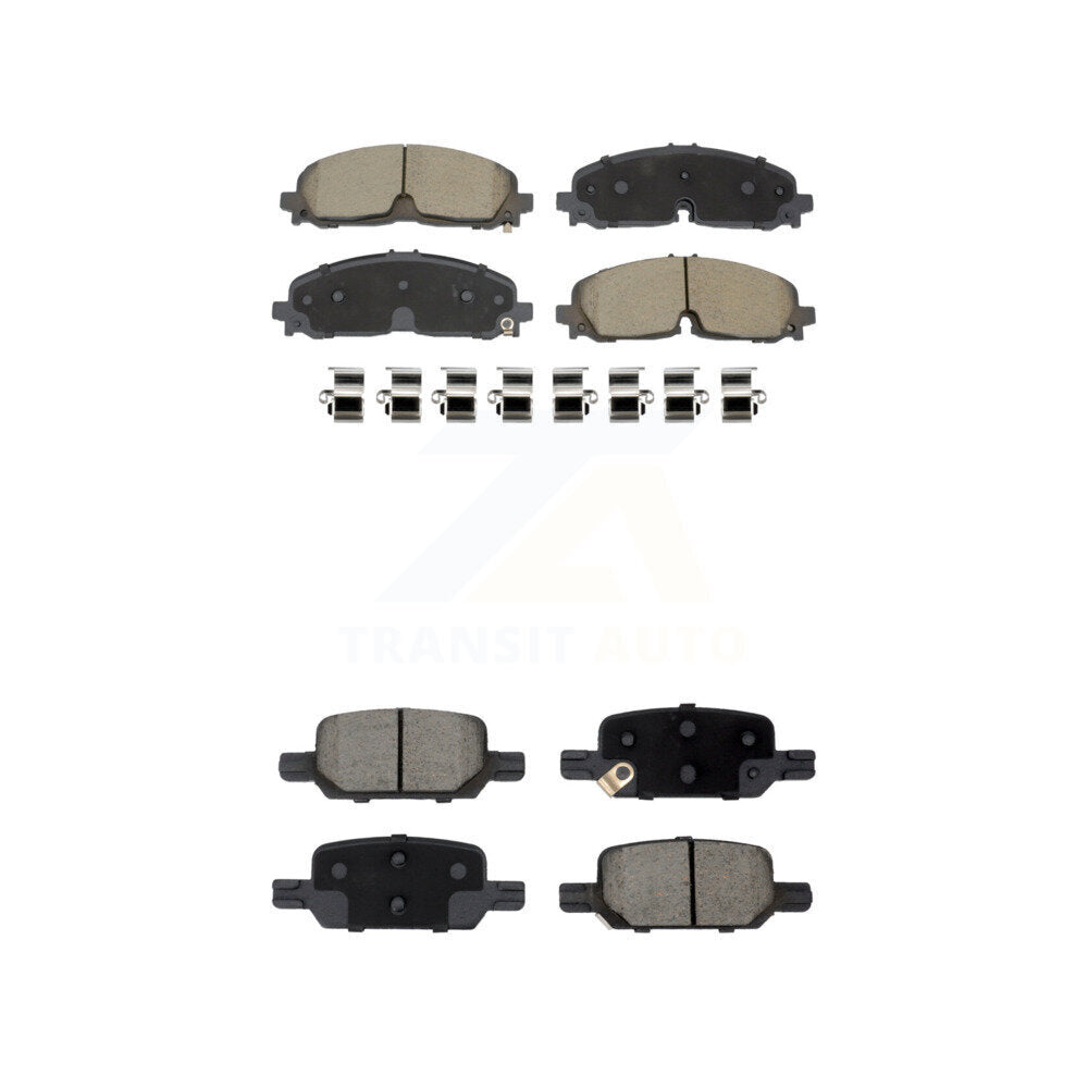 Ceramic Brake Pads Front Rear Kit For 2021-2022 Chevrolet Colorado GMC Canyon