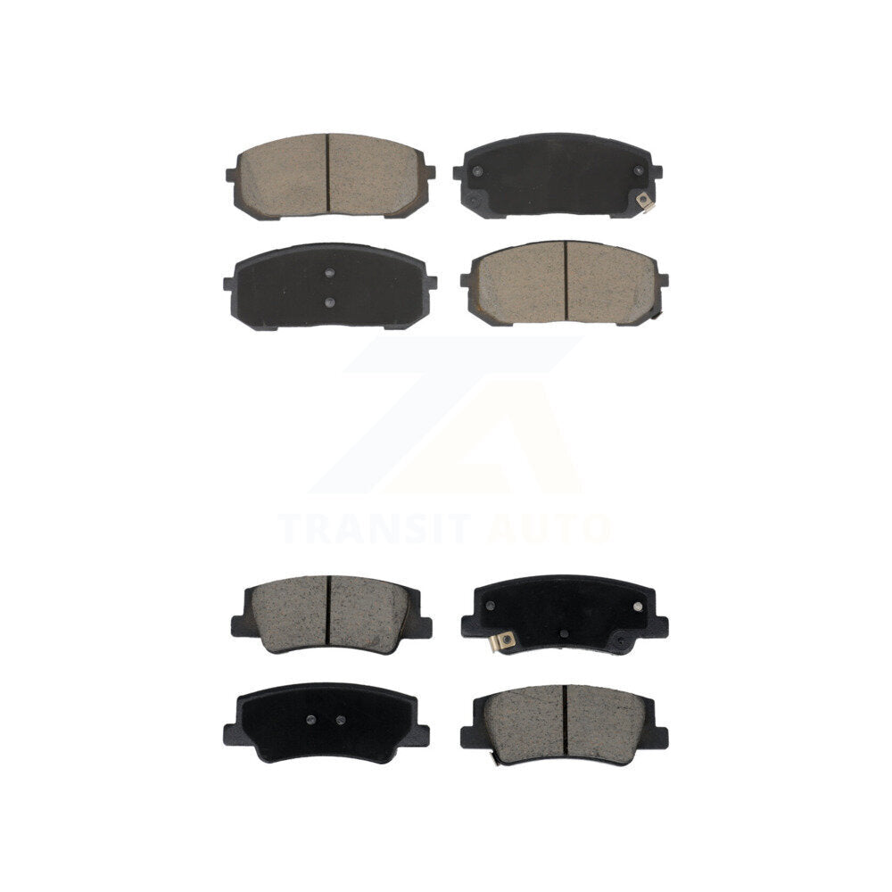 Ceramic Brake Pads Front Rear Kit For Hyundai Sonata Kia Niro EV K5