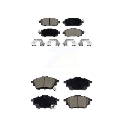 Ceramic Brake Pads Front Rear Kit For 2020-2023 Nissan Sentra Disc rear brakes