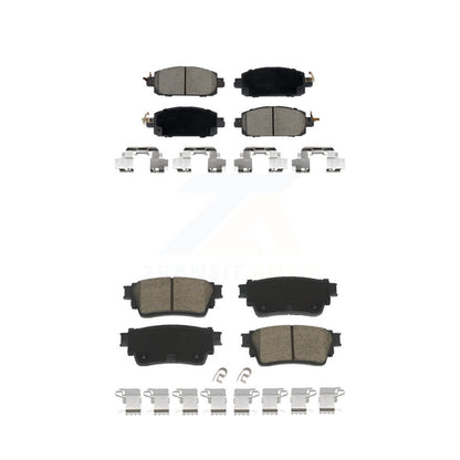 Ceramic Brake Pads Front Rear Kit For 2021-2023 Nissan Kicks Disc rear brakes