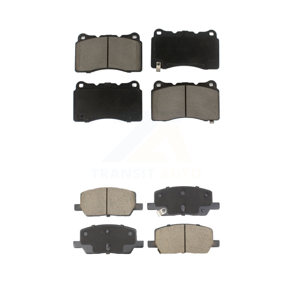 Ceramic Brake Pads Front Rear Kit For Tesla X S With Single Piston Caliper