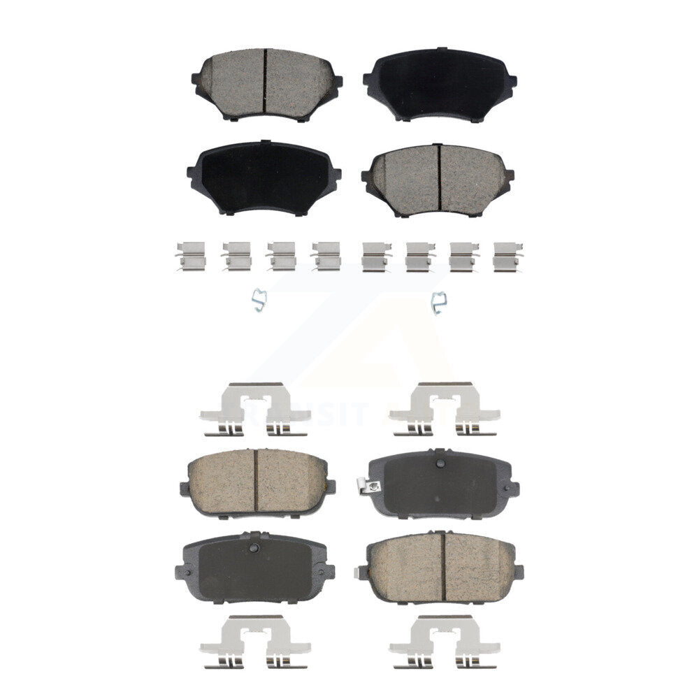 Ceramic Brake Pads Front Rear Kit For 2006-2015 Mazda MX-5 Miata