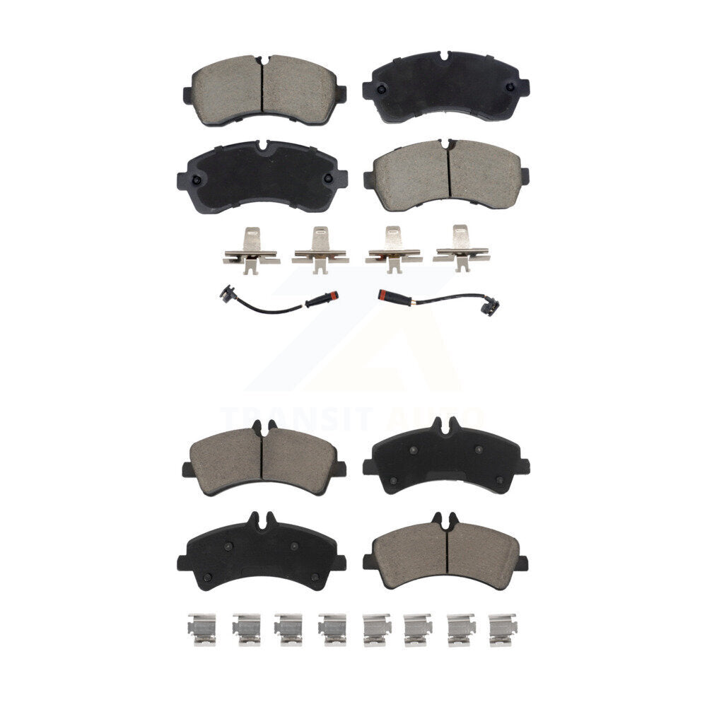 Ceramic Brake Pads Front Rear Kit For Sprinter 3500 Mercedes-Benz Dodge 3500XD