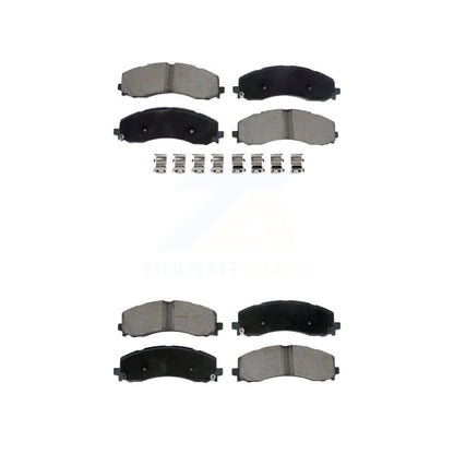 Ceramic Brake Pads Front Rear Kit For Ram 2500 3500