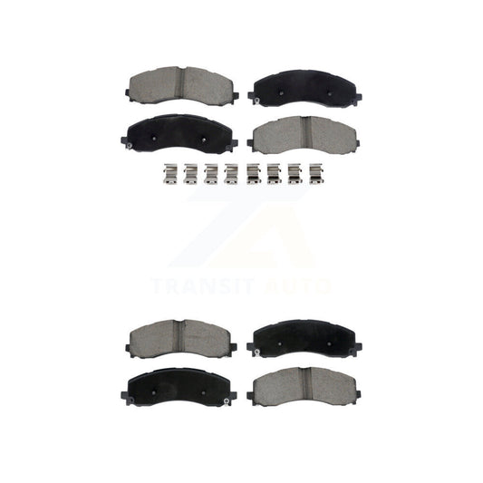 Ceramic Brake Pads Front Rear Kit For Ram 2500 3500