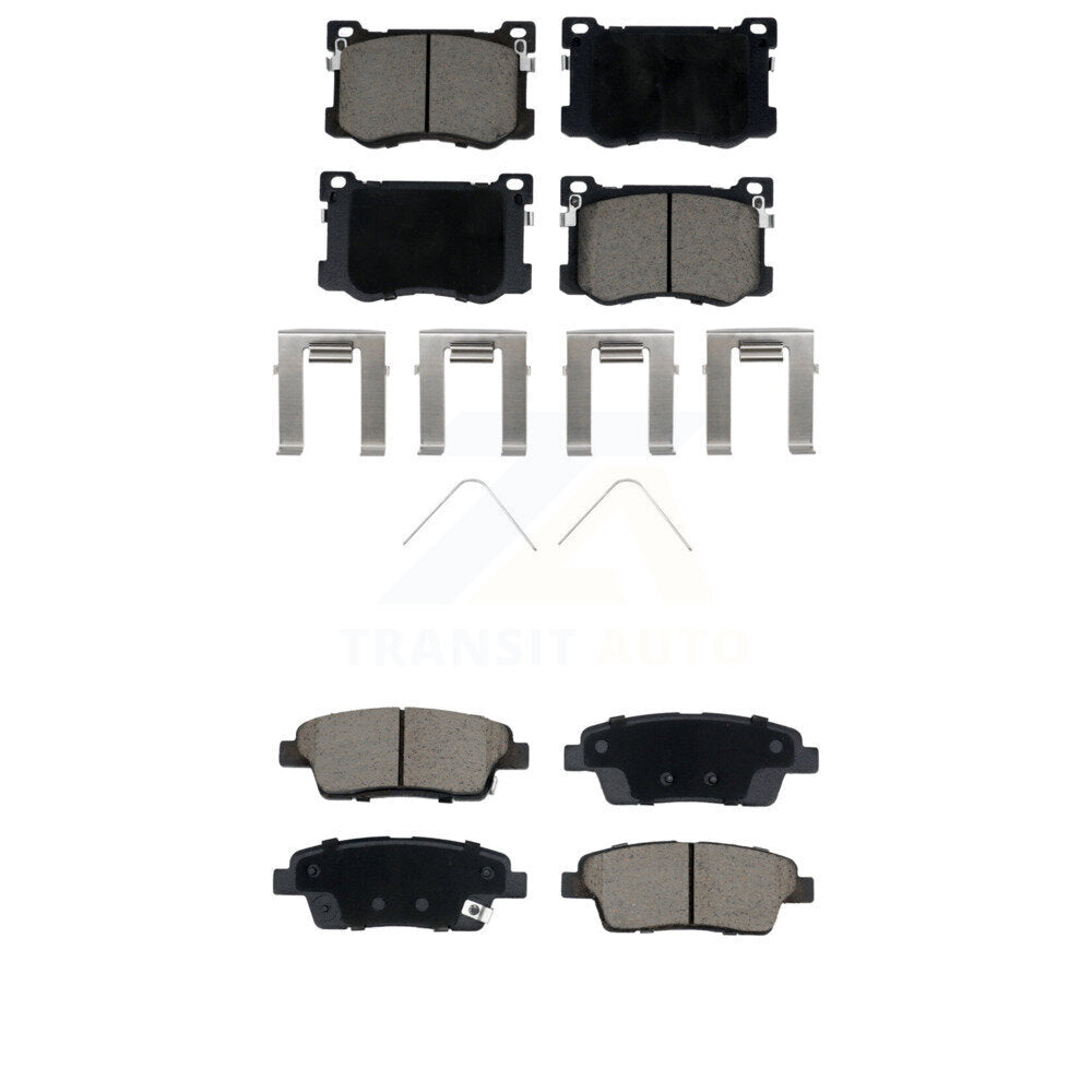Ceramic Brake Pads Front Rear Kit For 2018-2020 Genesis G80 3.8L 5.0L