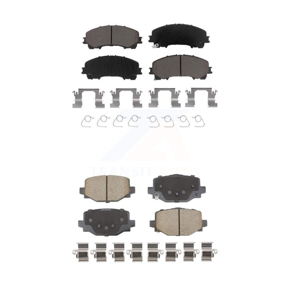 Ceramic Brake Pads Front Rear Kit For INFINITI QX50 QX55