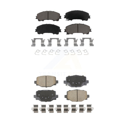 Ceramic Brake Pads Front Rear Kit For INFINITI QX50 QX55